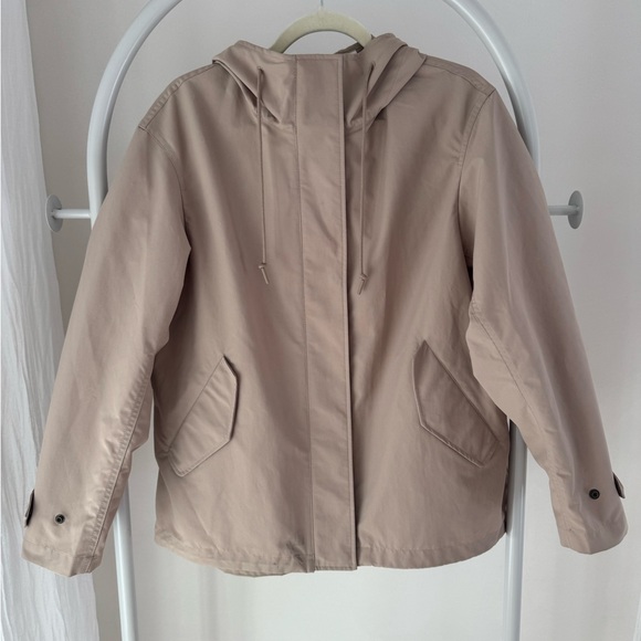 NWOT UNIQLO Women’s Cotton Blend Windbreaker Parka - Picture 1 of 16